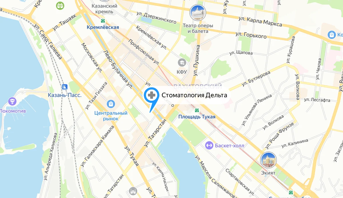 Схема проезда: улица Лево-Булачная, 56, Казань